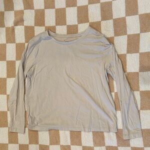 A New Day Cream Long Sleeve Top